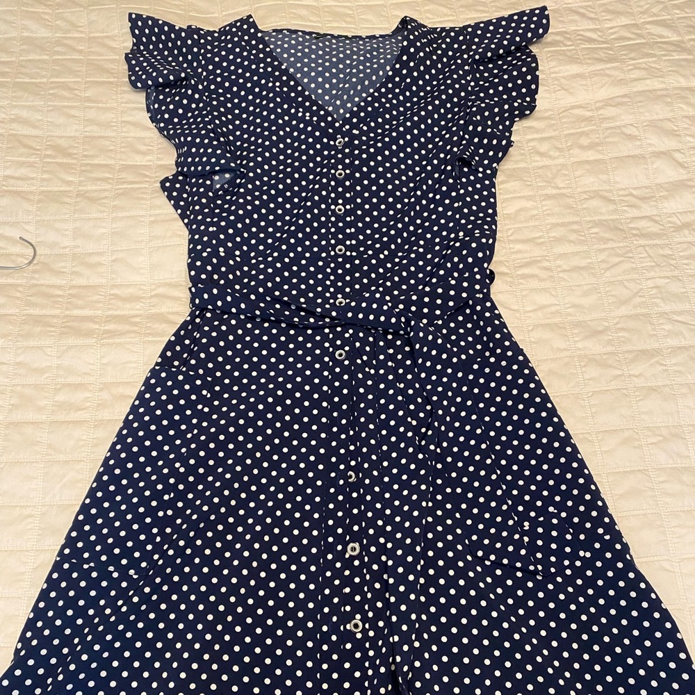 Summer midi tie dress. Size XL but fits like an L.